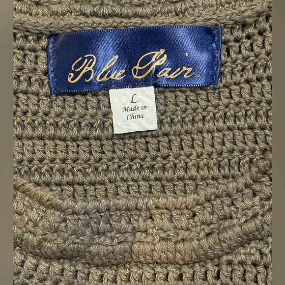 Blue Rain Olive Crotchet Tank Blouse - Picture 5 of 5